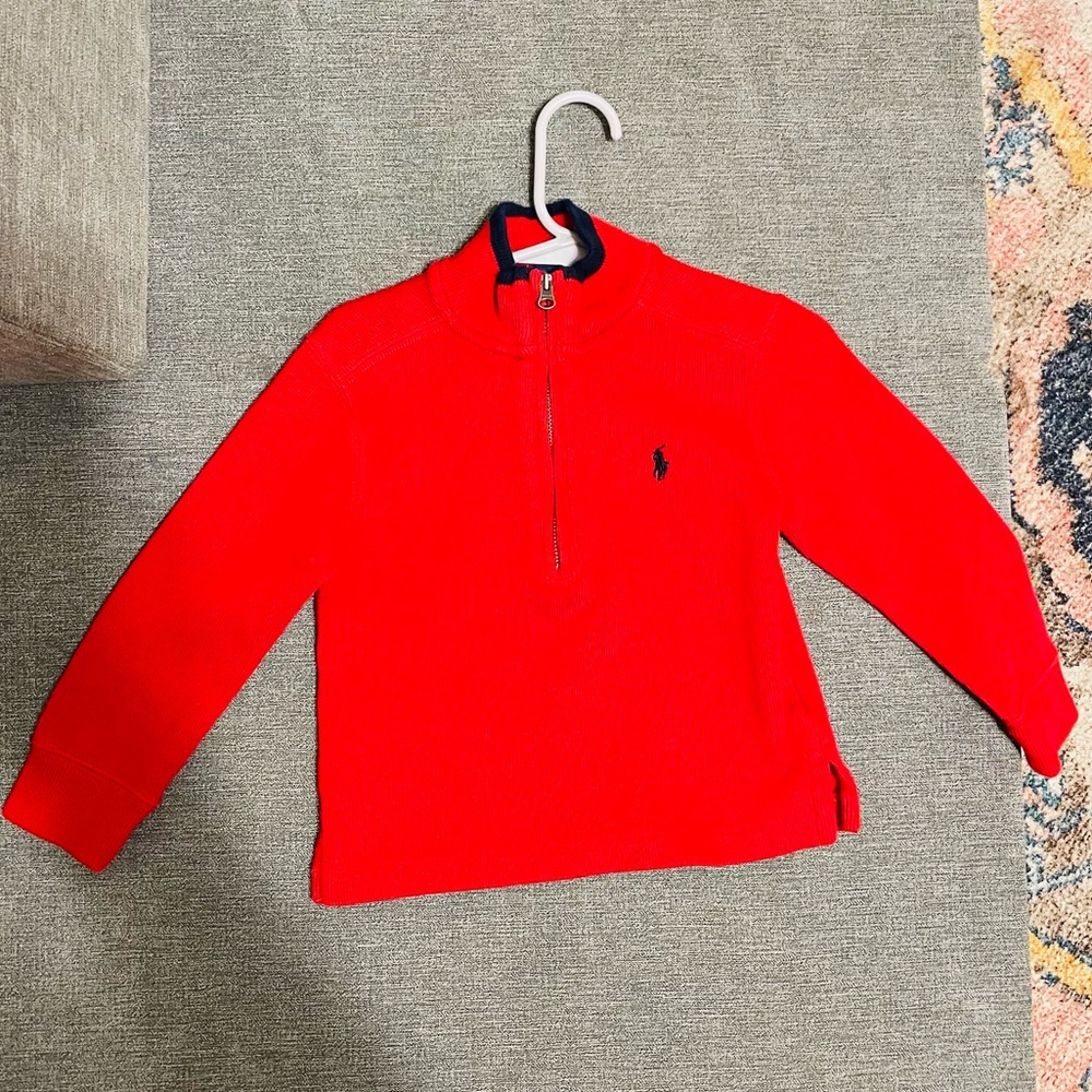 Polo by Ralph Lauren Red Sweater Tailored Fit